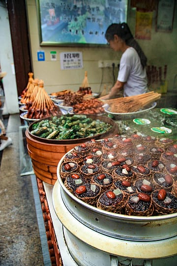 Chinese Food in Qibao, How to prepare to travel China