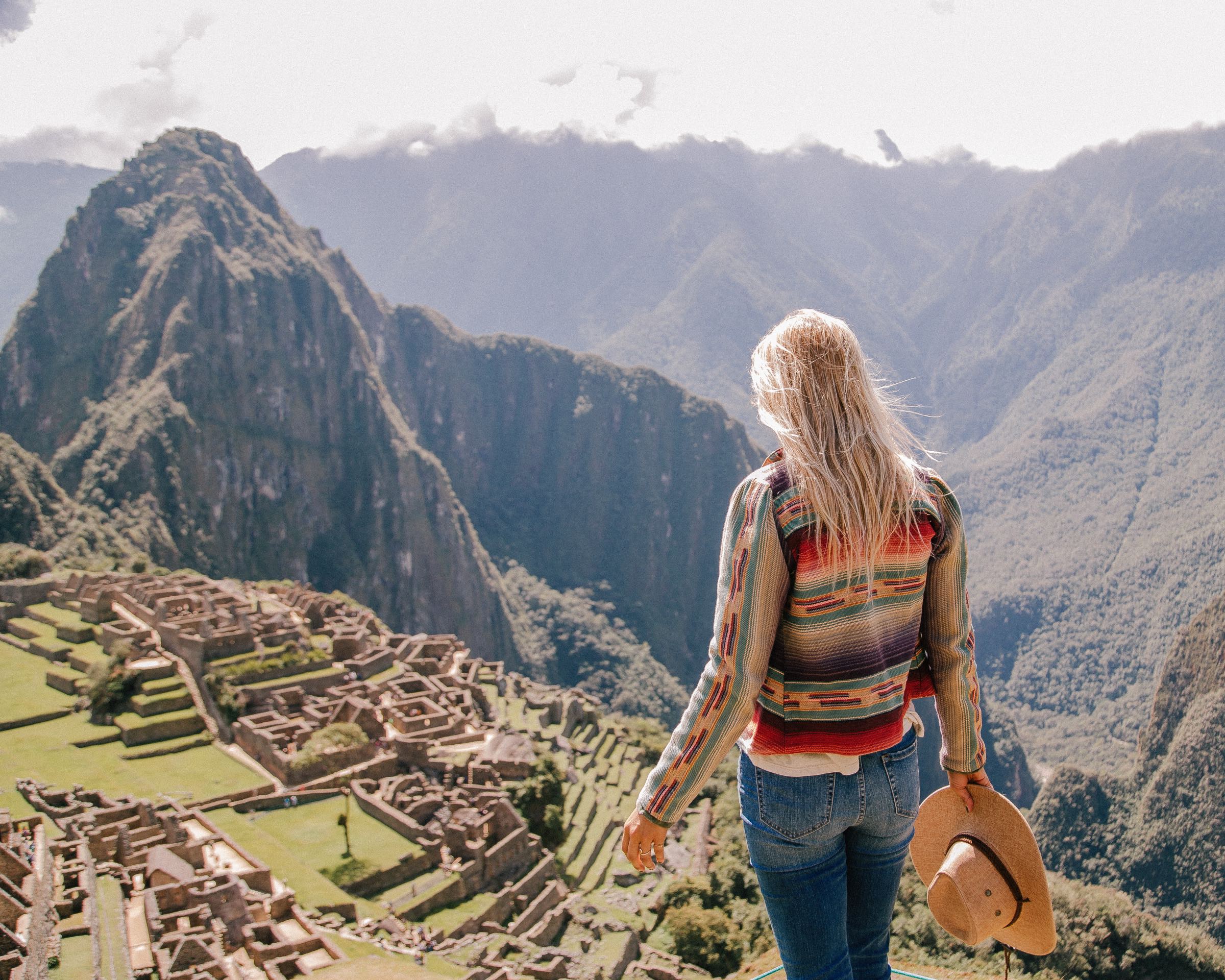 I'm Jess Traveling at Machu Picchu Visiting Machu Picchu outside of Aguas Calientes