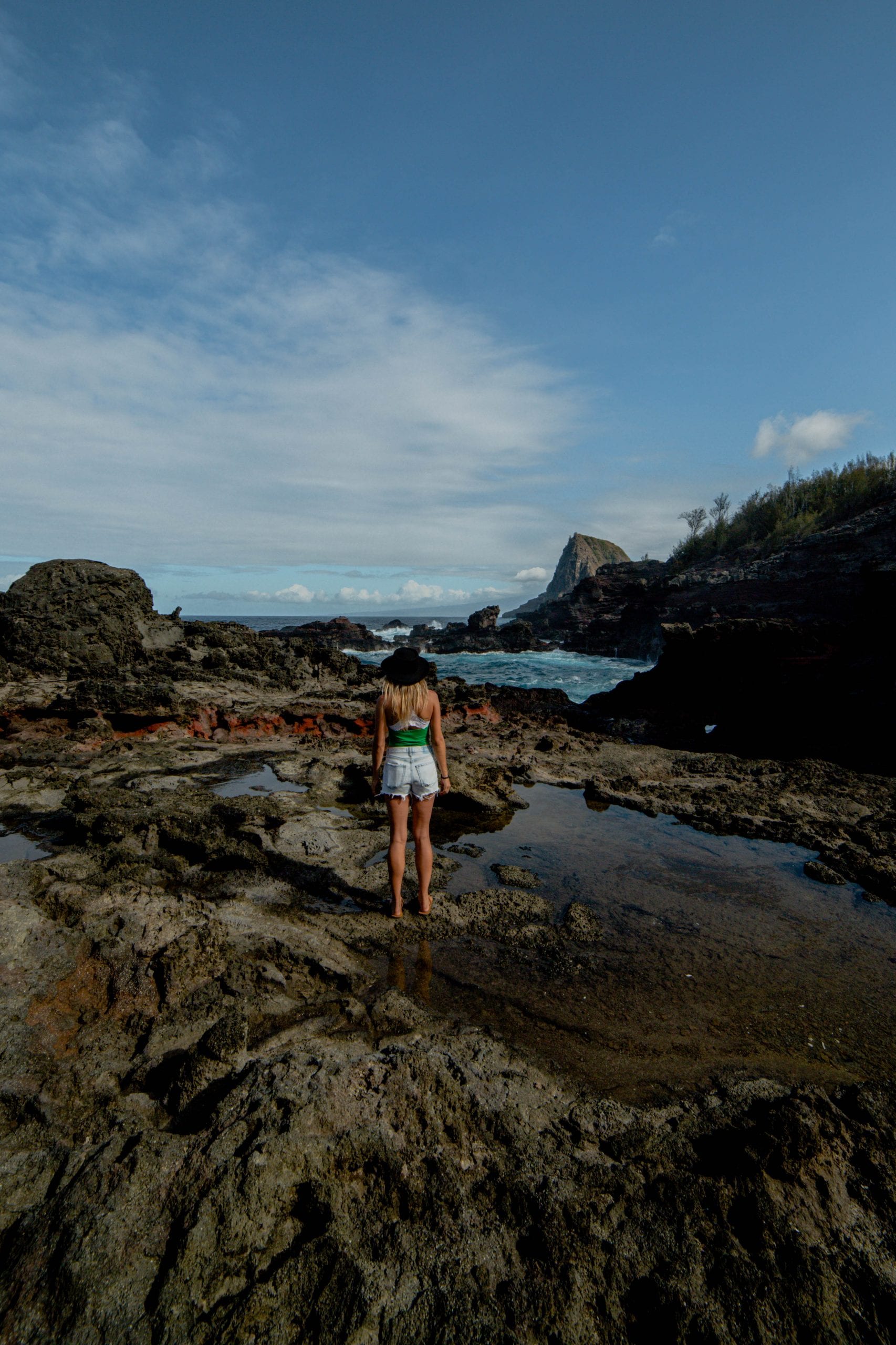 One of the best stops on West Maui at the Olivine pools