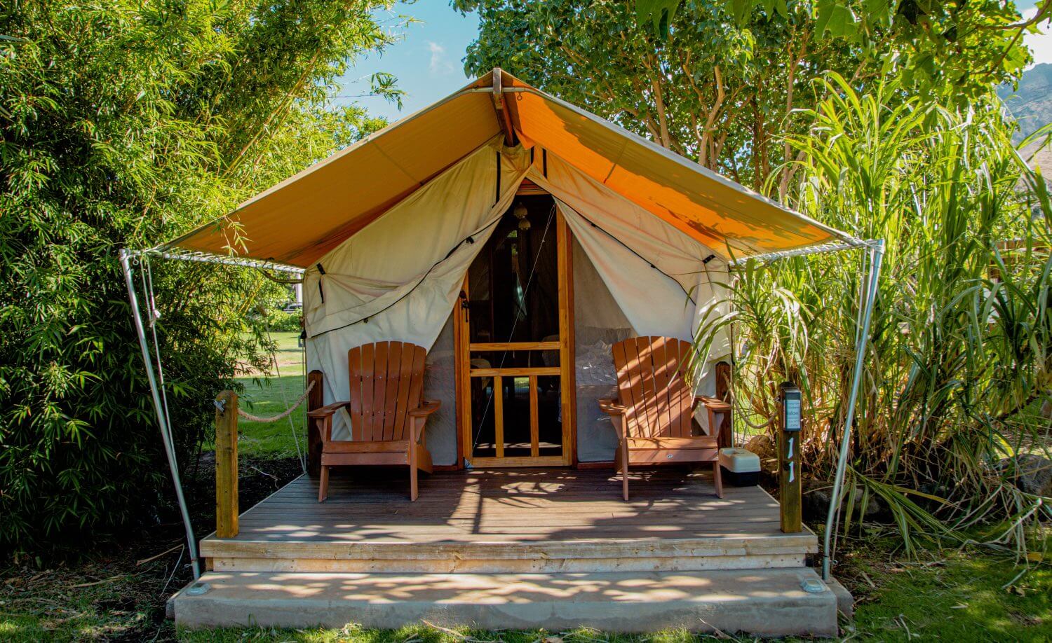 Cheap stay in Maui at a Tentalow at Camp Olowalu Tentalow at Camp Olowalu in Maui, HI