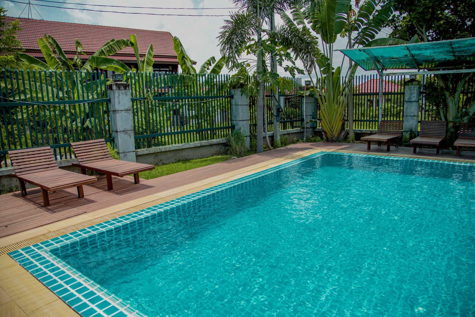 Budget Luxury on where to stay in Don Det, Laos The pool at Little Eden in the 4000 Islands Laos-2