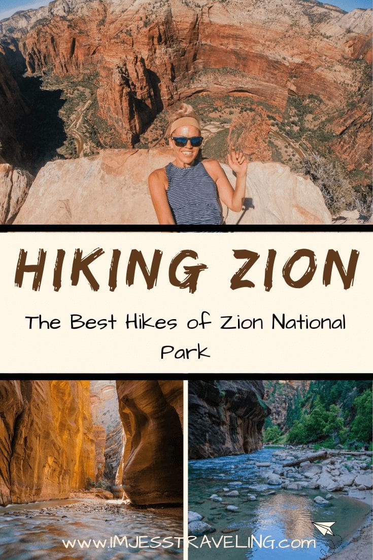 Hiking Zion National Park with I'm Jess Traveling 