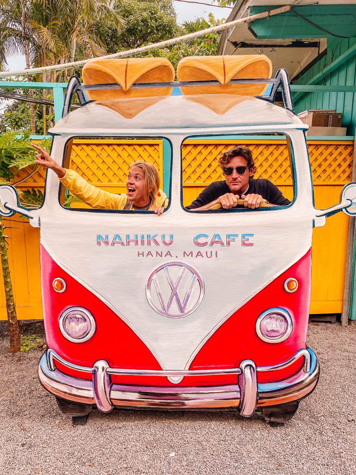 Nahiku restaurants stalls on the road to Hana