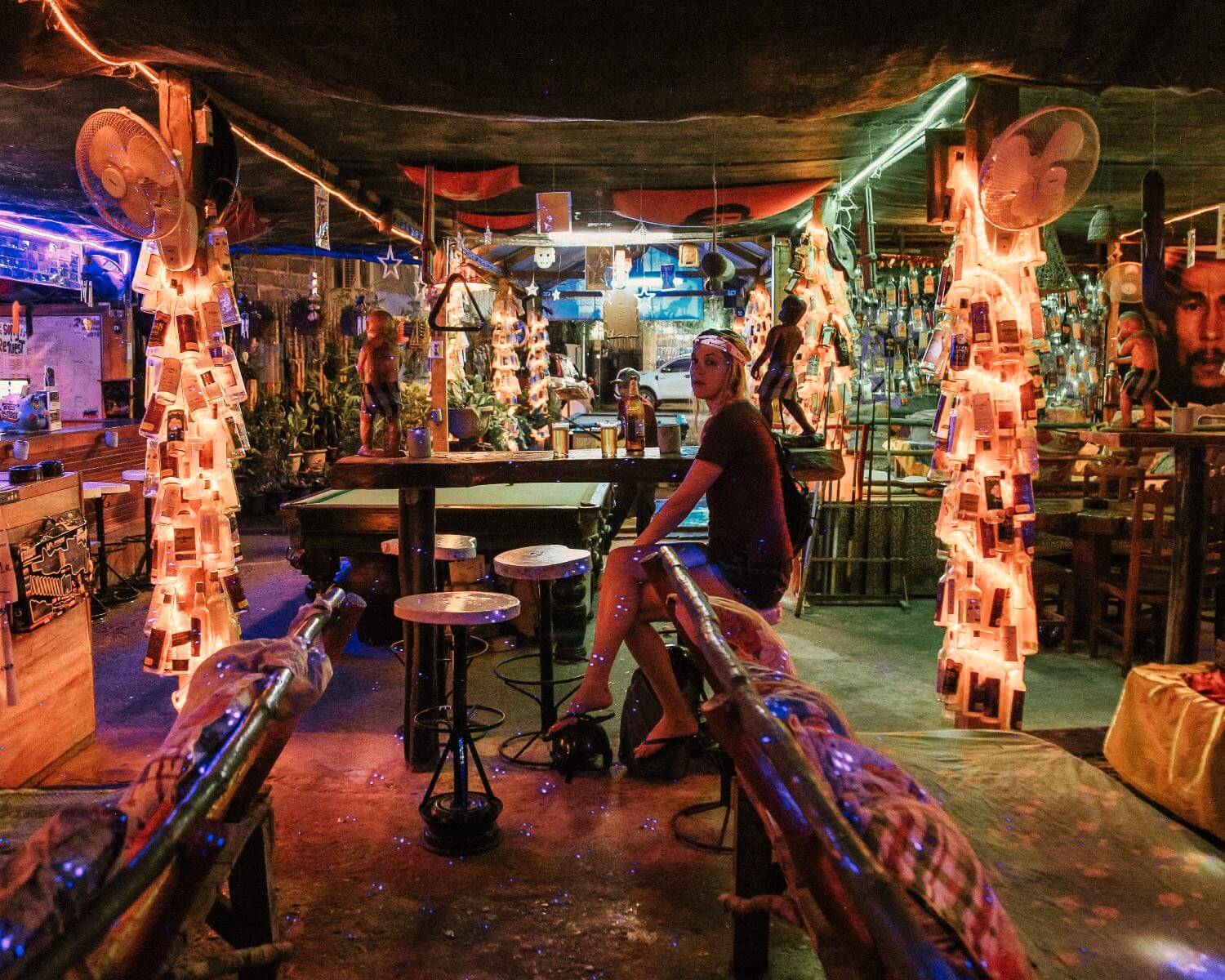 The full moon bar in Vang Vieng-3 The full moon bar in Vang Vieng