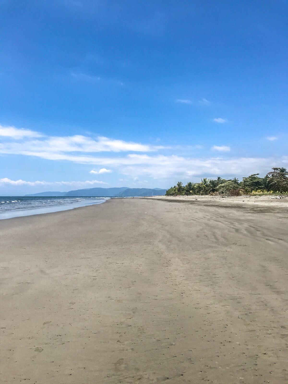 Playa Zancudo black sand beach-2 Black sand beach at Playa Zancudo