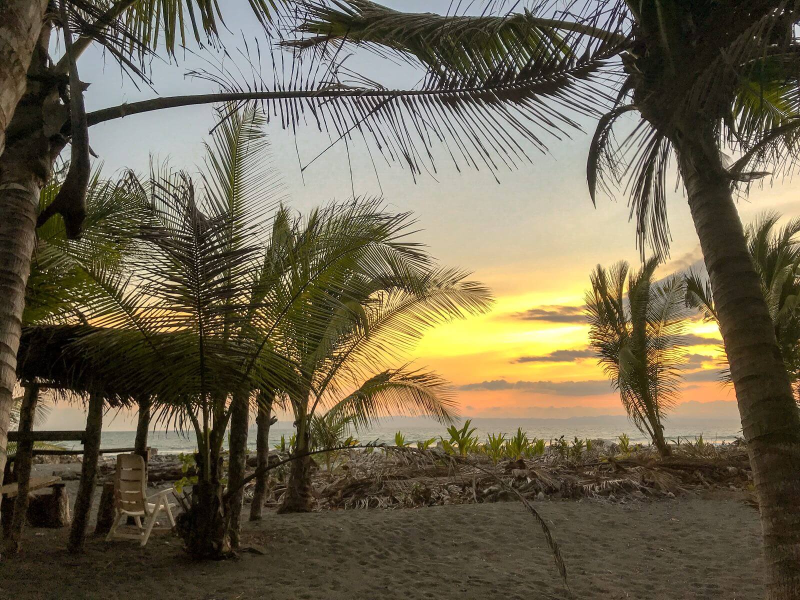 Sunset on Playa Zancudo