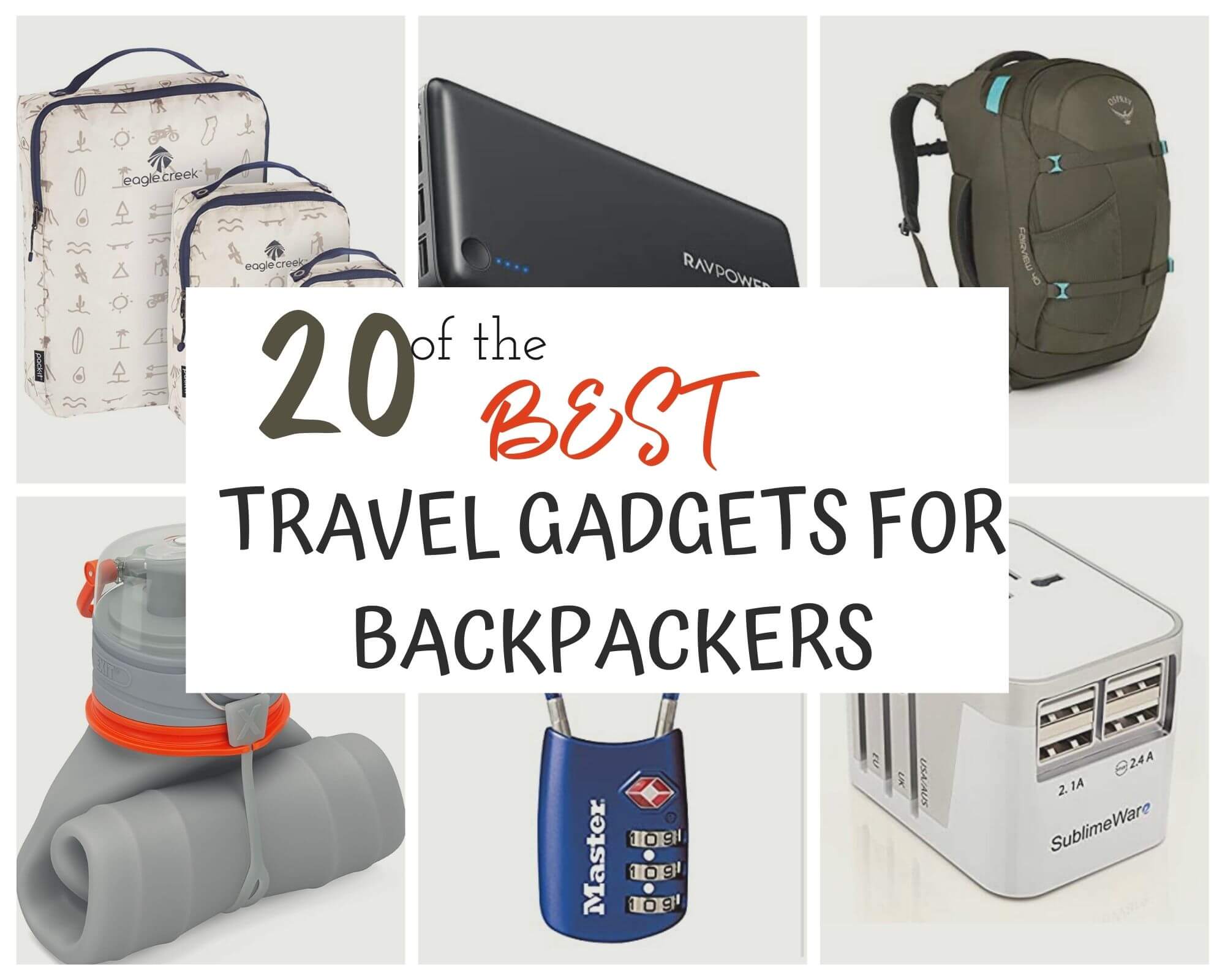 Best travel gadgets for backpackers 