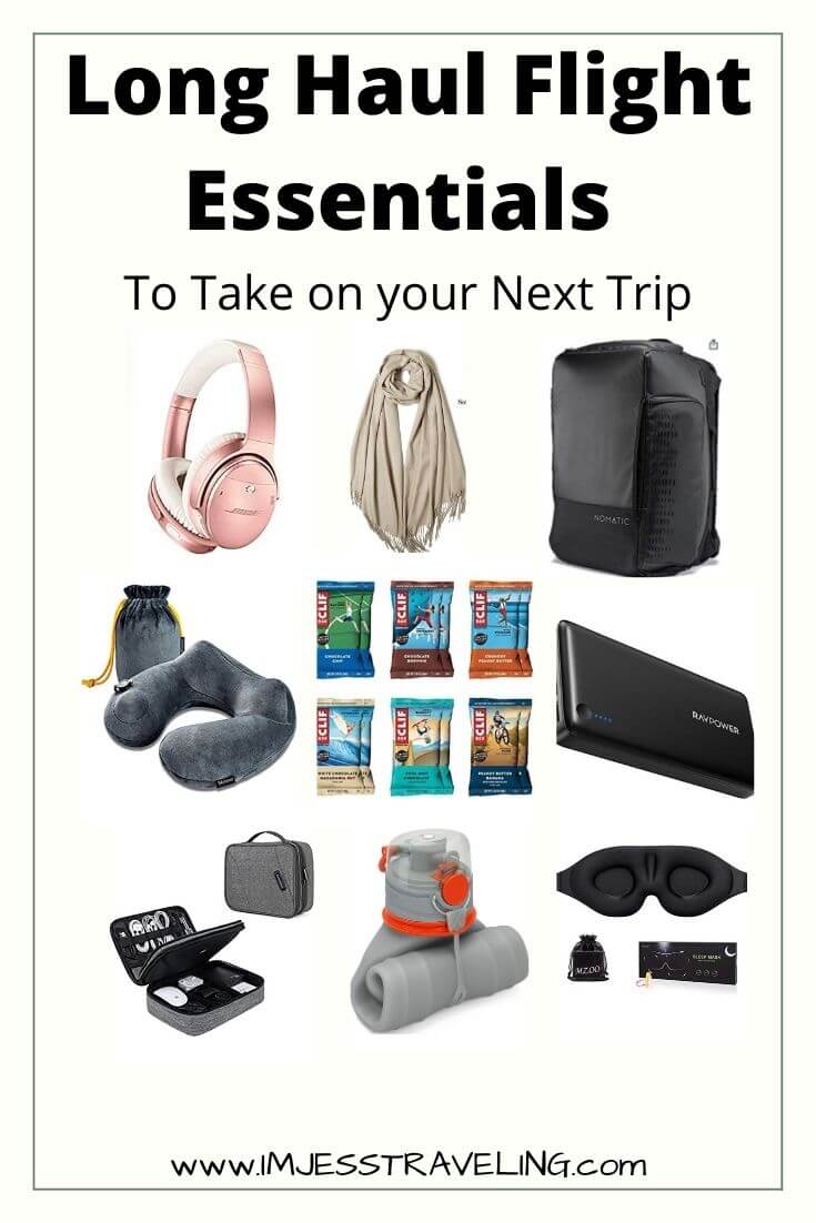 Long Flight Travel Essentials - Travel Packing Guide