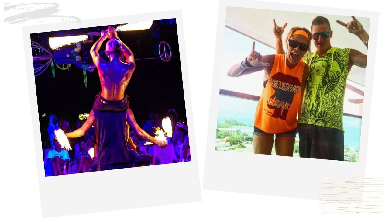 Full moon party in Thailand with I'm Jess Traveling Full moon party in Thailand