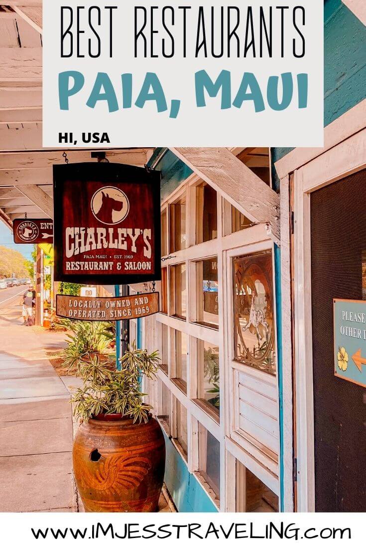 Where to eat in Paia Paia restaurants