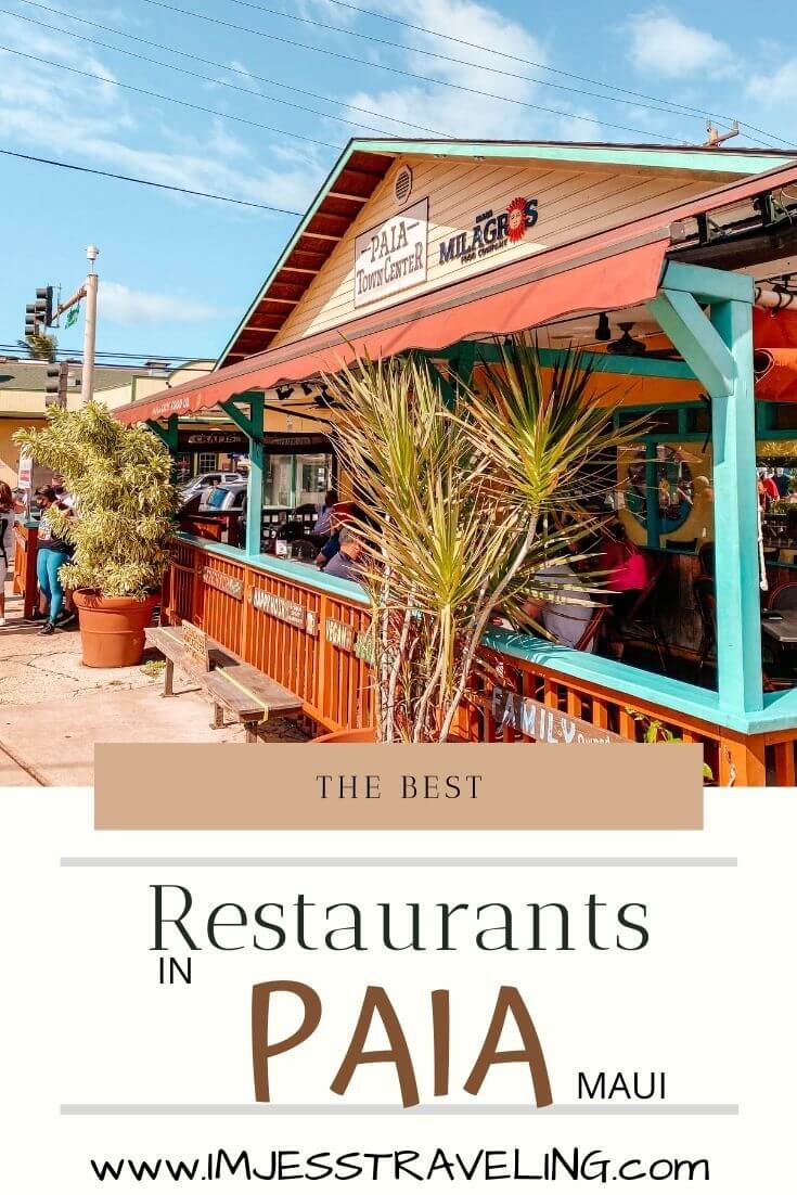 Places to eat in Paia, Maui