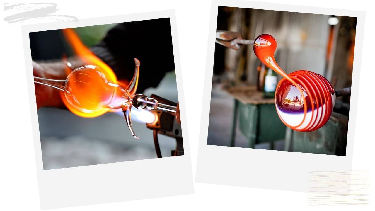 Glass blowing in Lahaina 