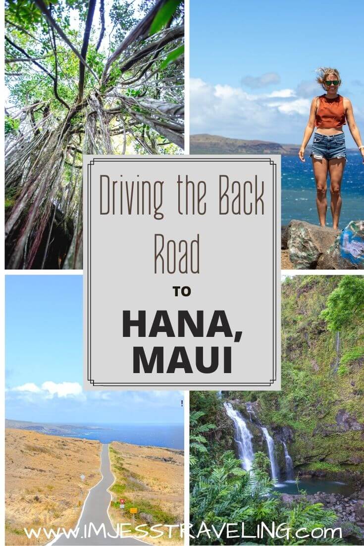 The back side to Hana route Driving the back road to Hana with I'm Jess Traveling