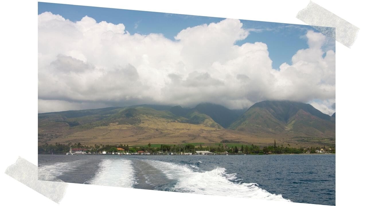 The ferry to Lanai from Lahaina