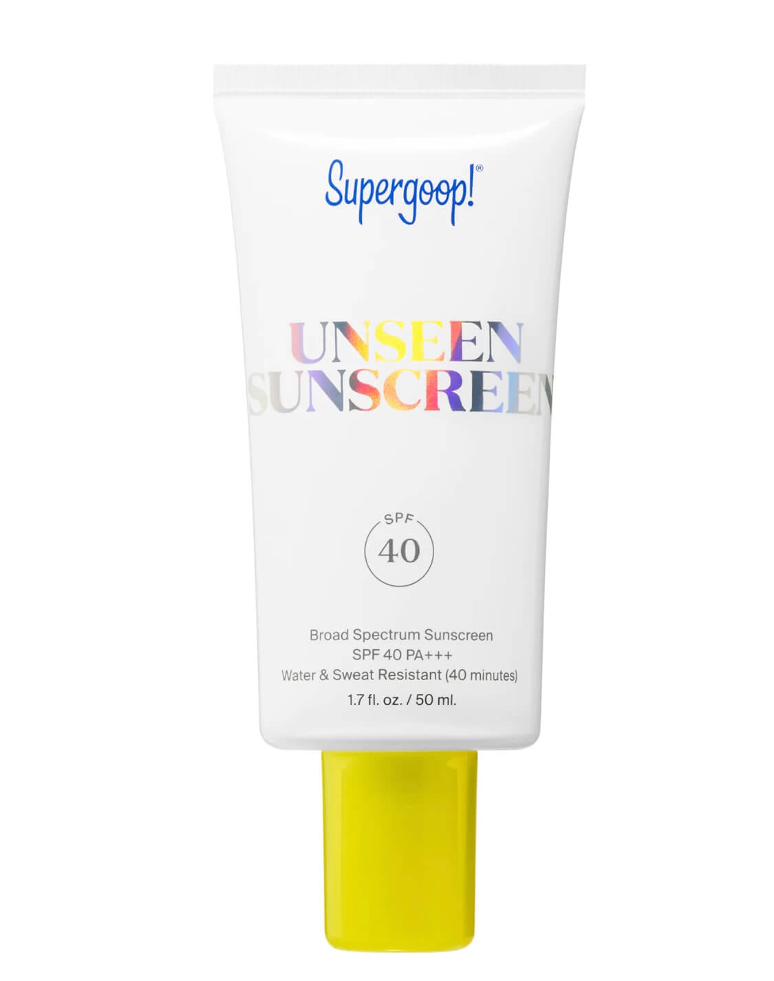 Unseen reef safe sunscreen by supergoop!