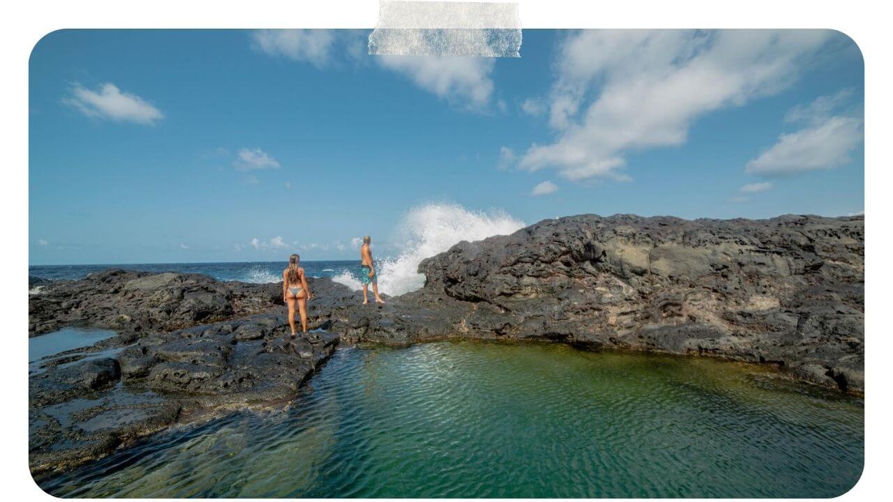 The Olivine Pools Swimming in the Olivine Pools