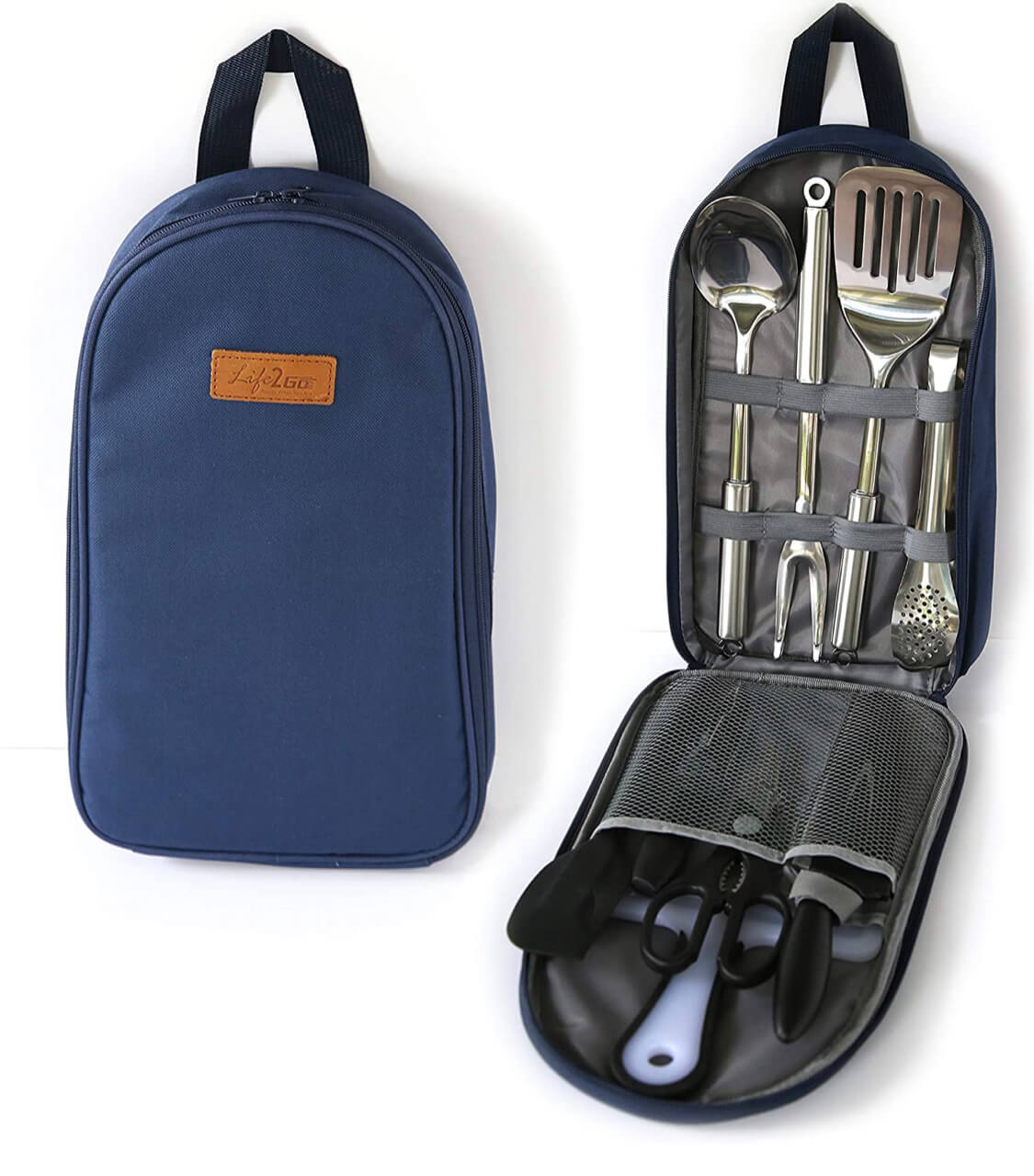grill utensil travel pack for the beach