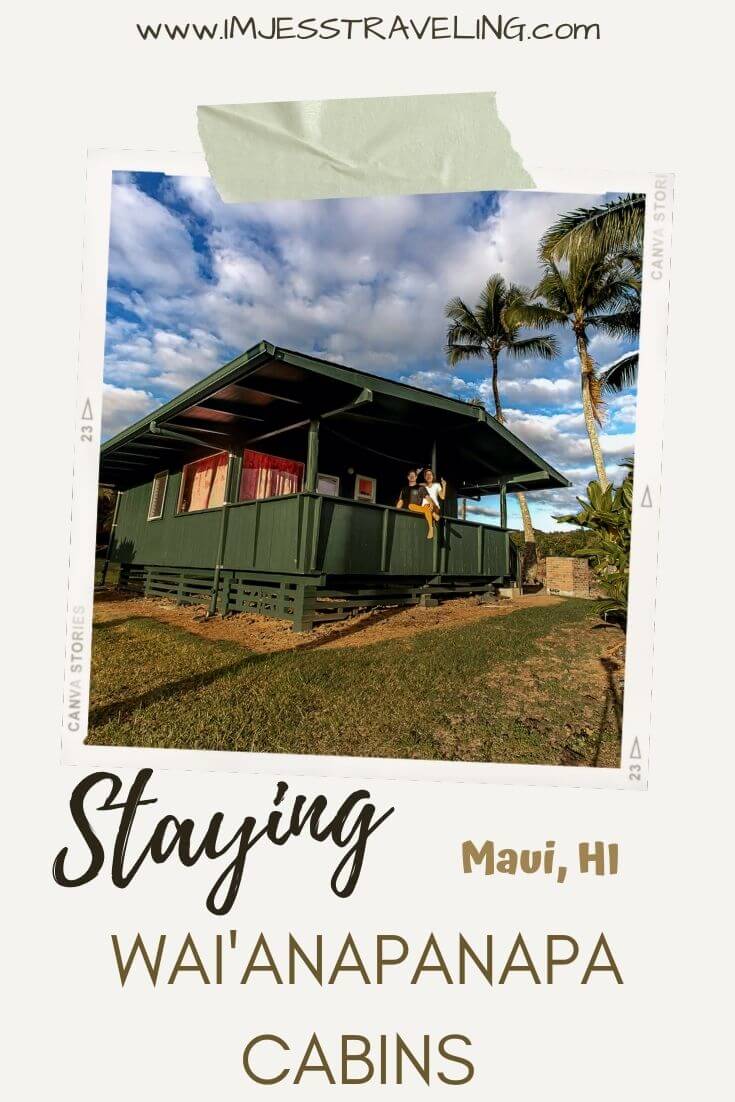 Waianapanapa Cabins Staying at the Waianapanapa State Park Cabins Maui Hawaii