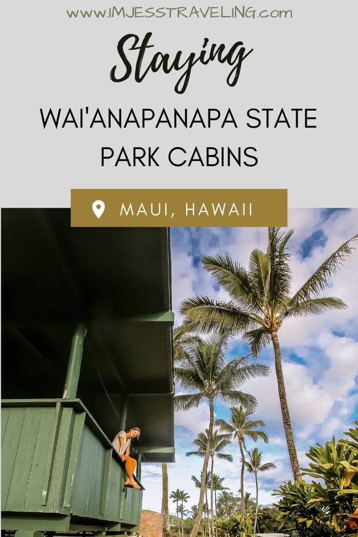 Cabins in Hana Stay at the Waianapanapa cabins Maui Hawaii
