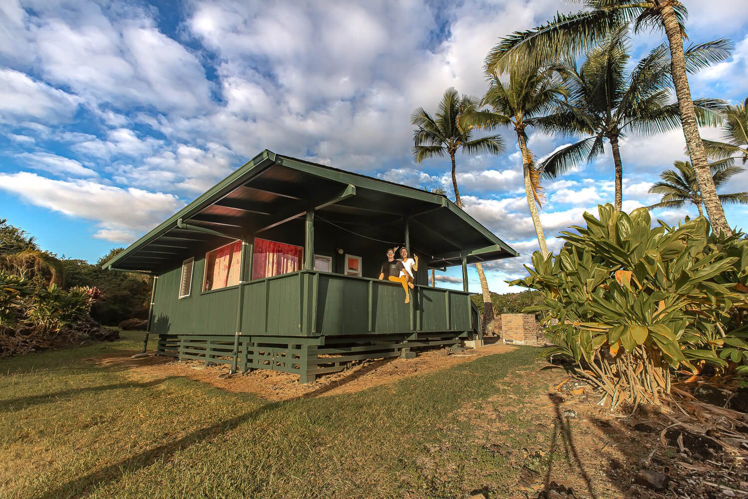 Staying at the Waianapanapa State Cabins Staying at the Waianapanapa State Cabins