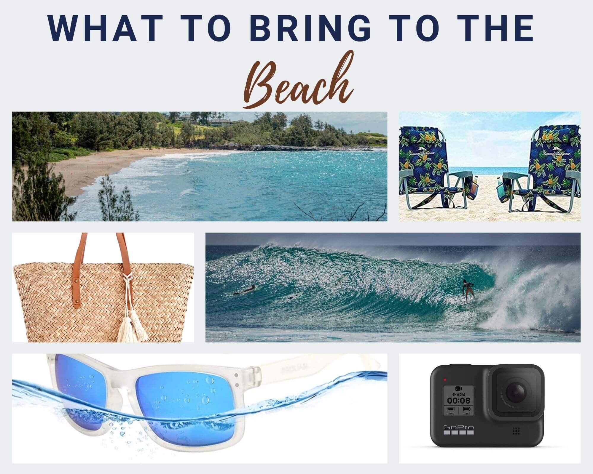 What to bring to the beach
