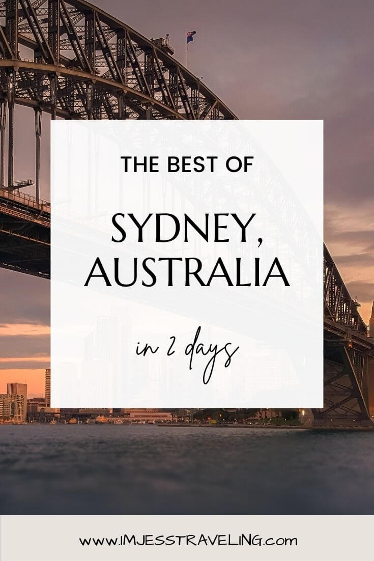 Sydney, Australia in 2 days 