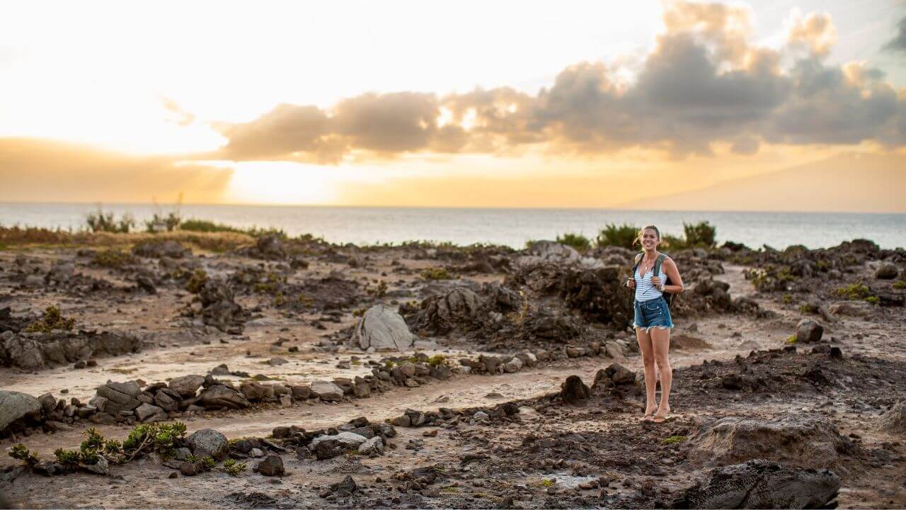 The Kapalua Coastal Trail, Maui Hawaii The Kapalua Coastal Trail, Maui Hawaii