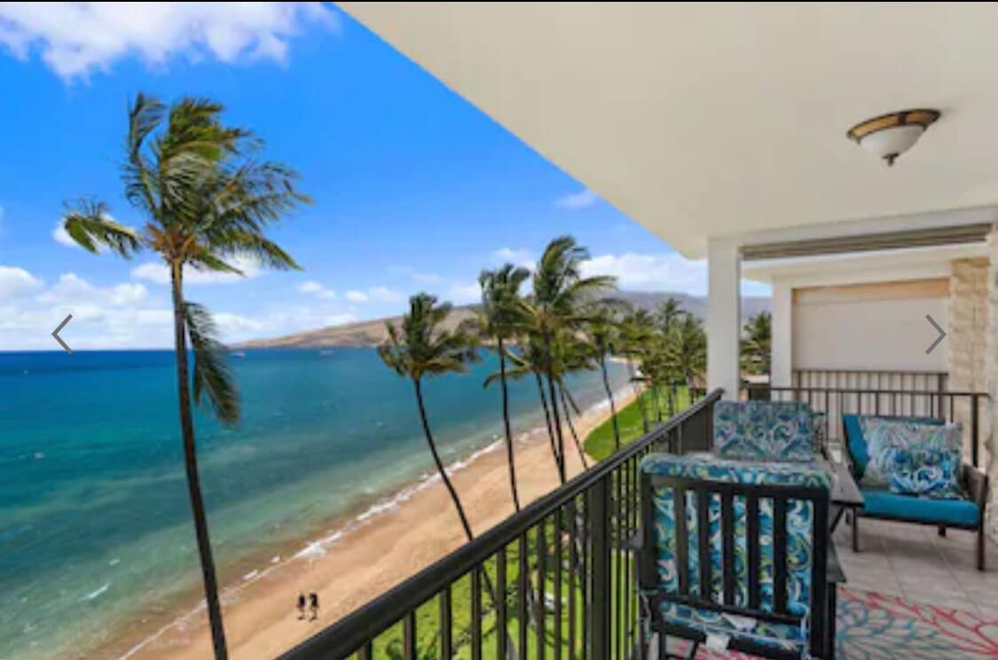 Airbnb in South Maui Airbnb on Sugar Beach in Kihei
