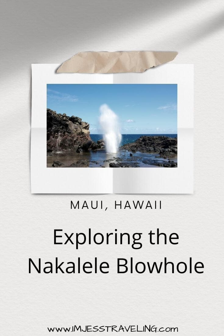 Exploring the Nakalele Blowhole with I'm Jess Traveling Exploring the Nakalele Blowhole with I'm Jess Traveling