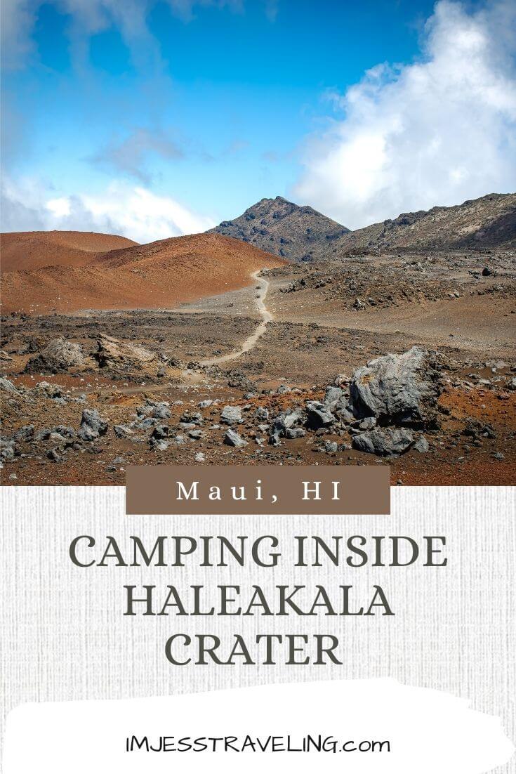 Haleakala Cabins camping in Maui, Hawaii with I'm Jess Traveling Staying in the Holua Cabin inside Haleakala National Park
