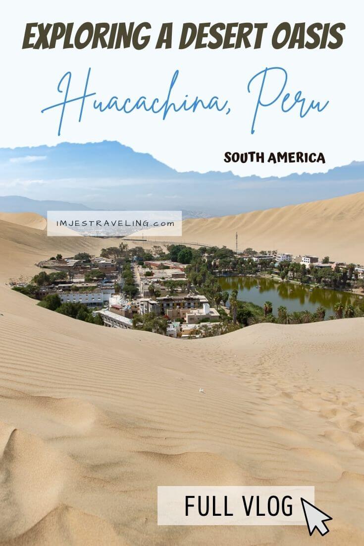 Huacachina. Peru Peru Desert Oasis - Huacachina