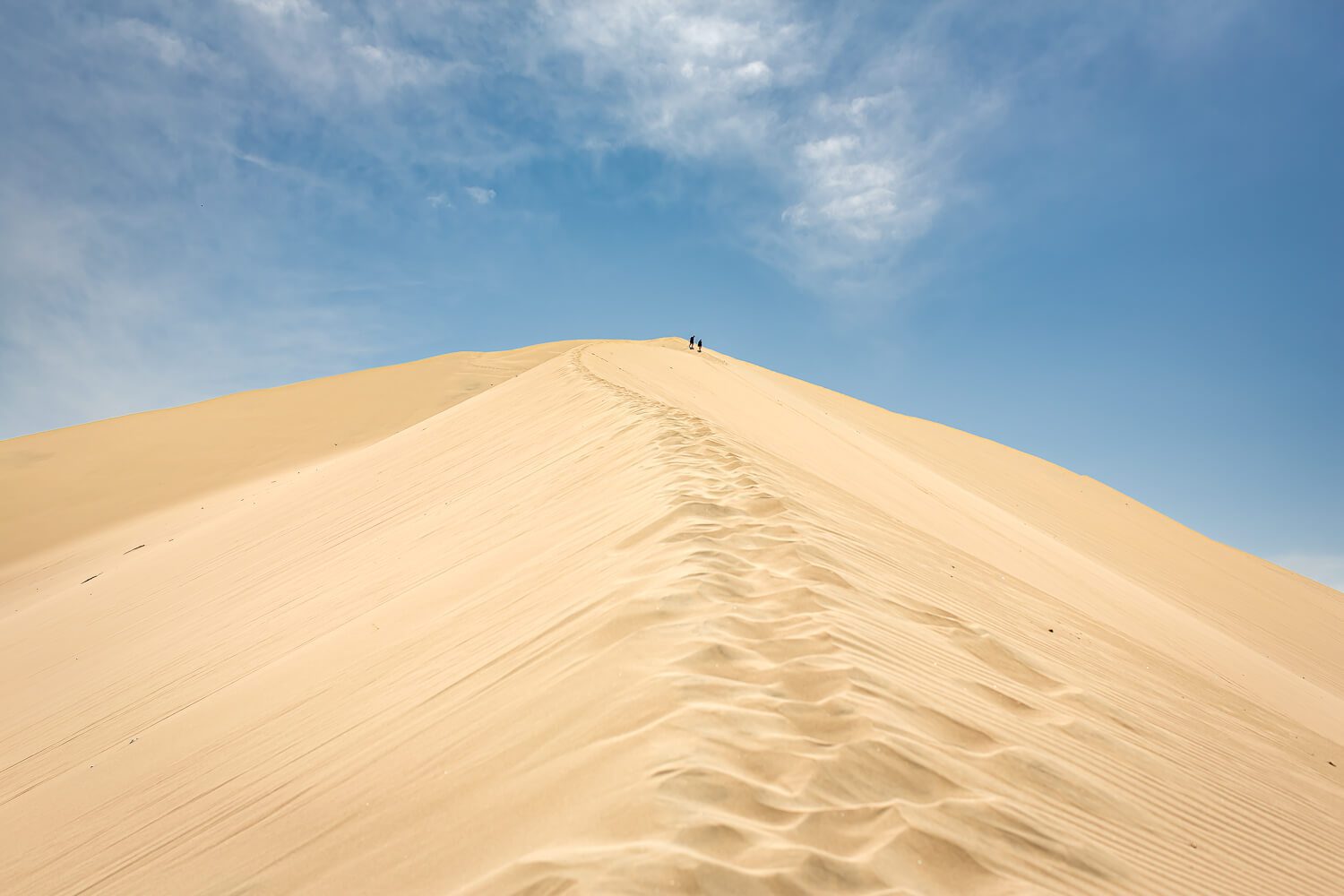 the Huacachina sand dunes Hanging out in Huacachina sands dunes