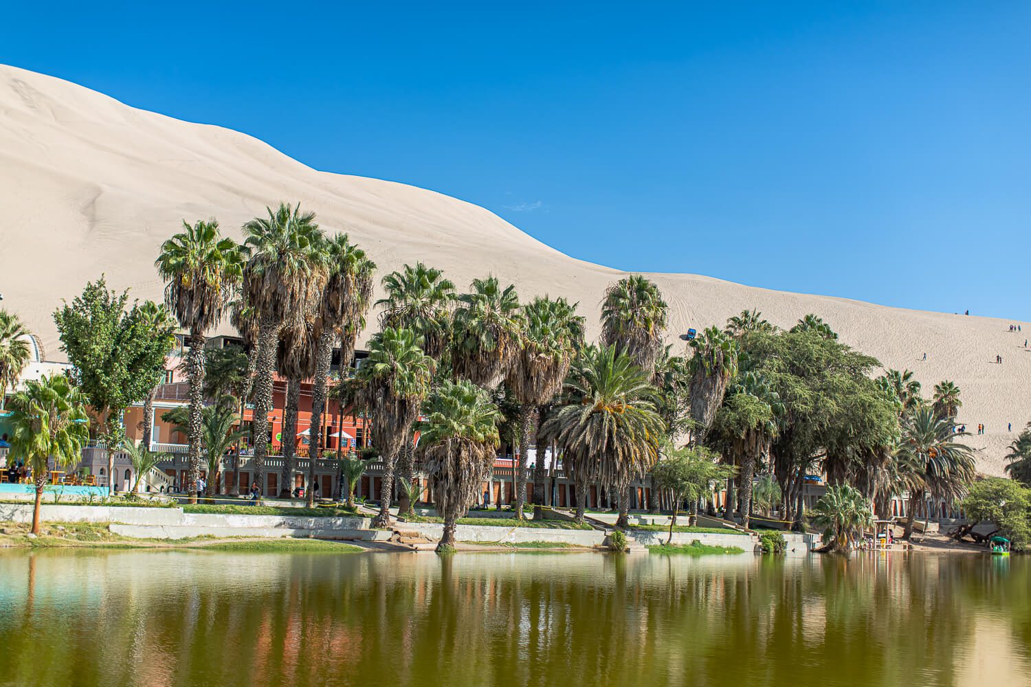 Peru's only desert oasis Huacachina is a desert oasis in Peru