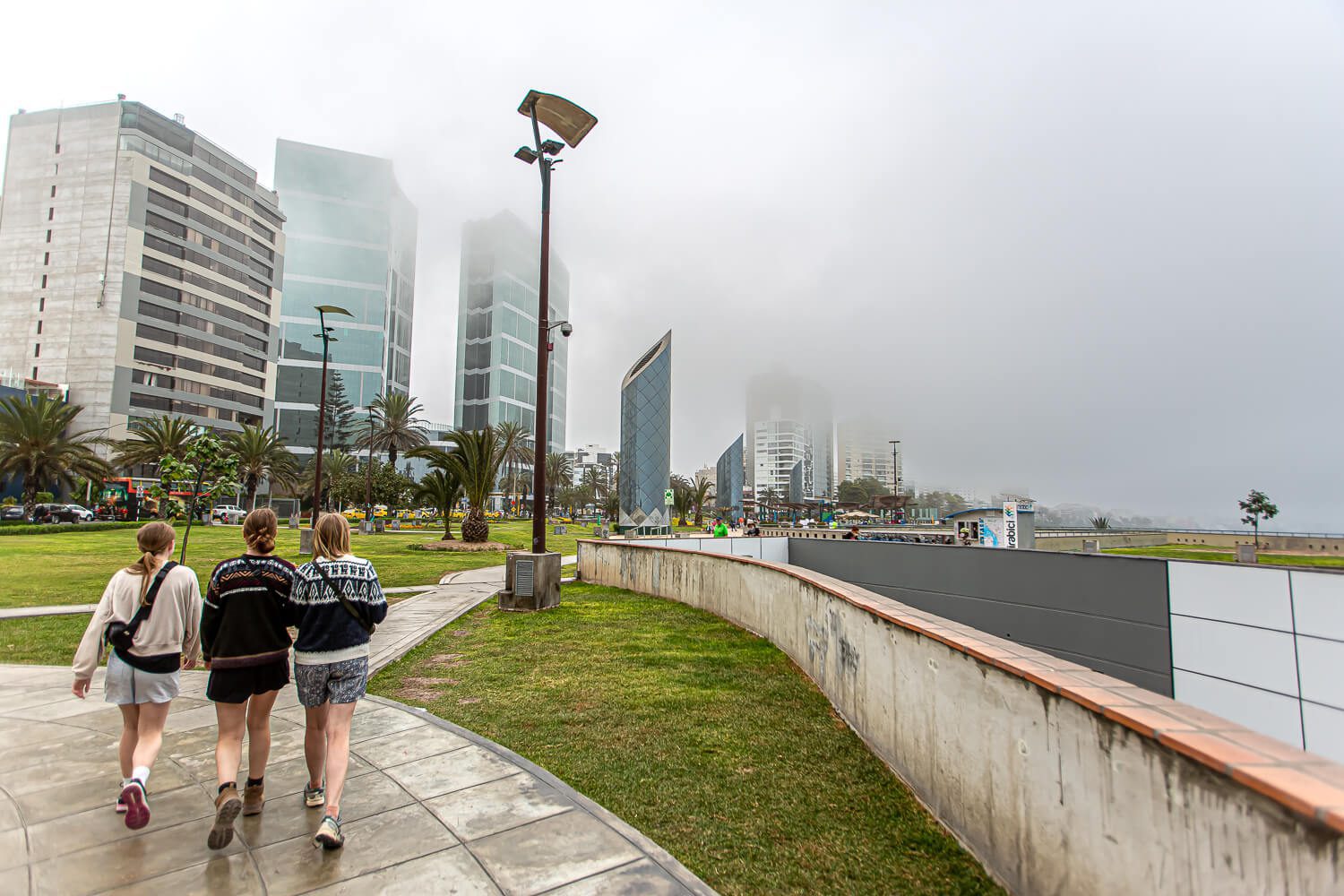 Malecon Boardwalk Strolling the Malecon Boardwalk in Miraflores, Peru