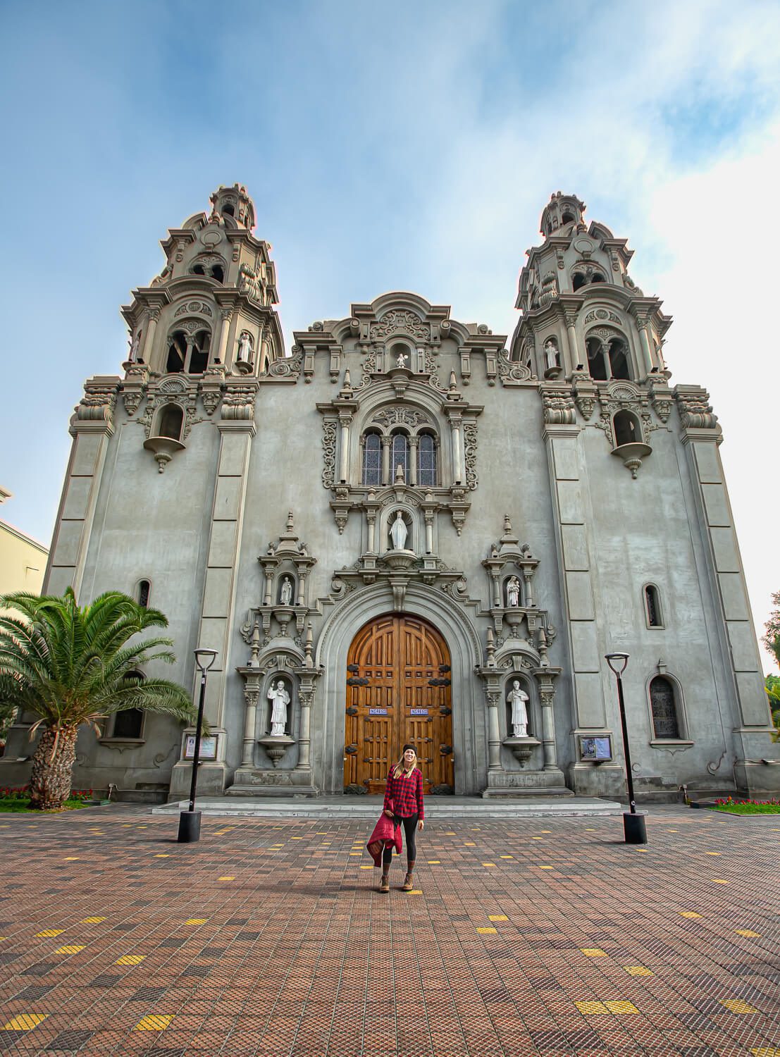 Catholic Cathedral Beautiful Cathedral in Miraflores
