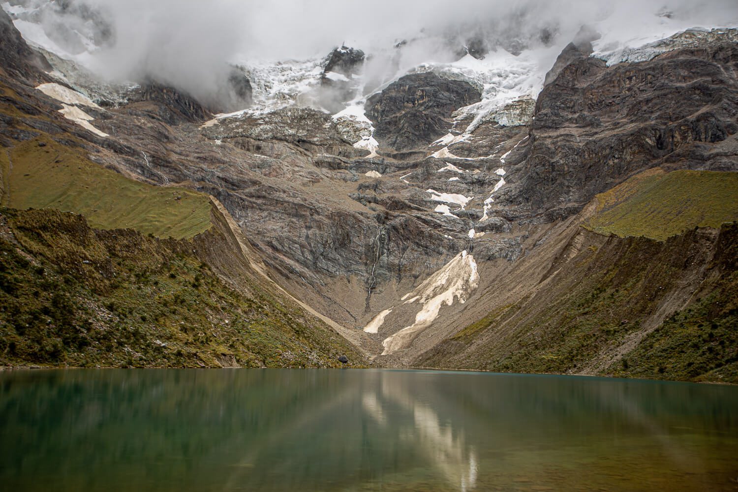 Humantay Lake Humantay Lake on the first day of the Salkantay Trek