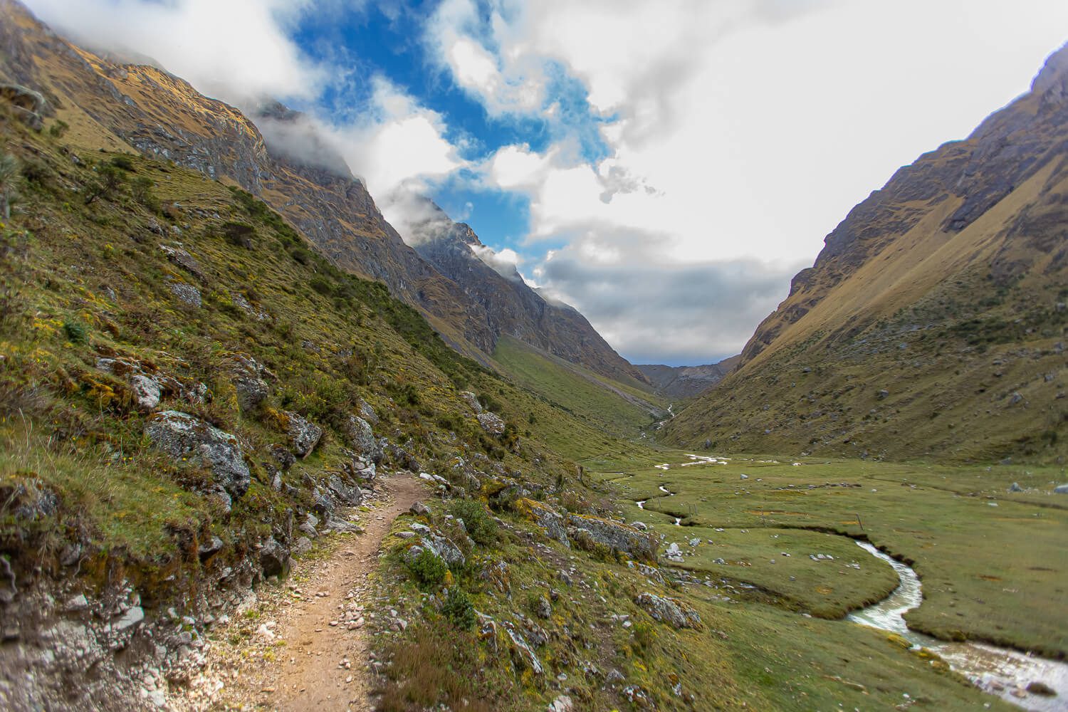 The Salkantay Trail in Peru Views from the Salkantay Trail