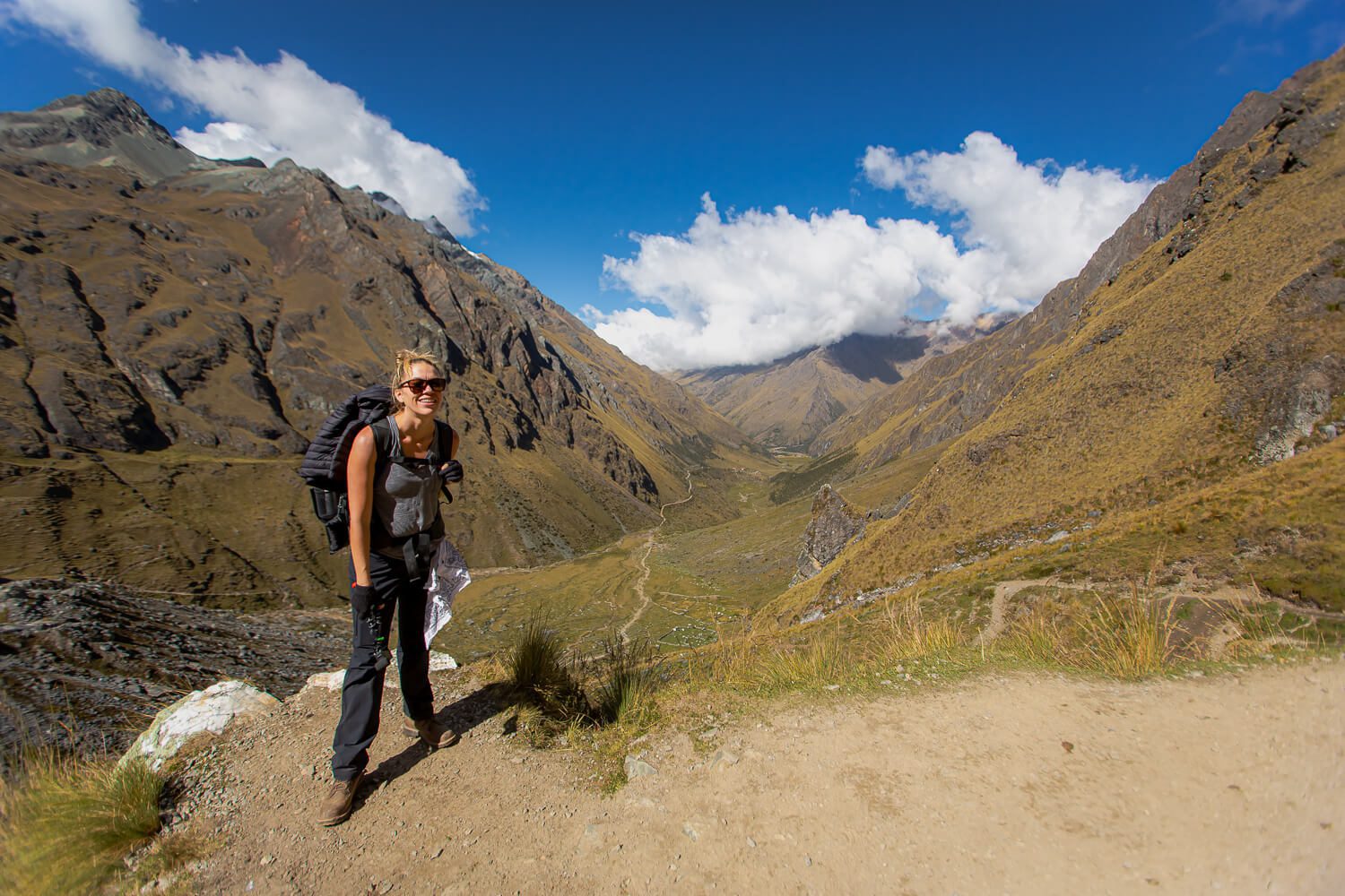 Viewpoint on the Salkantay Trek Viewpoint on the Salkantay Trek