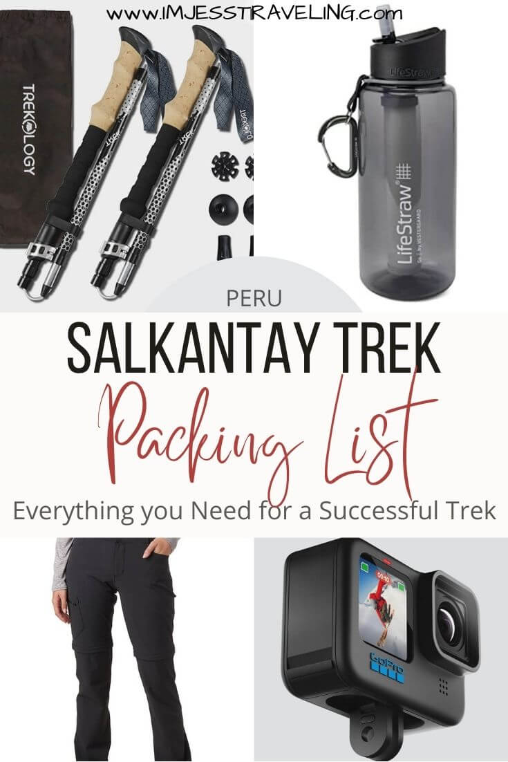 Salkantay Trek Packing List