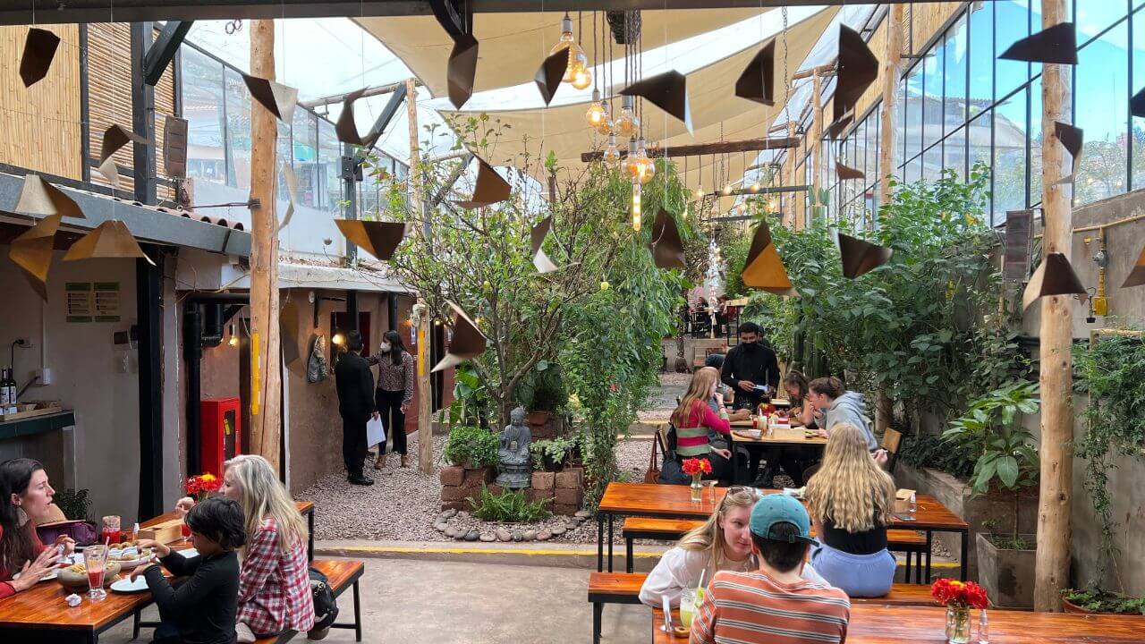 One of the best restaurants in Cusco Green Point restaurant in Cusco, Peru