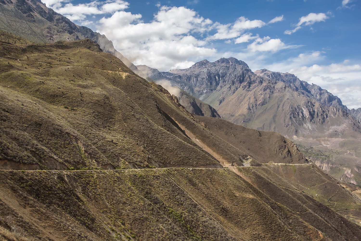 Colca Canyon trail Colca Canyon Trek in Peru