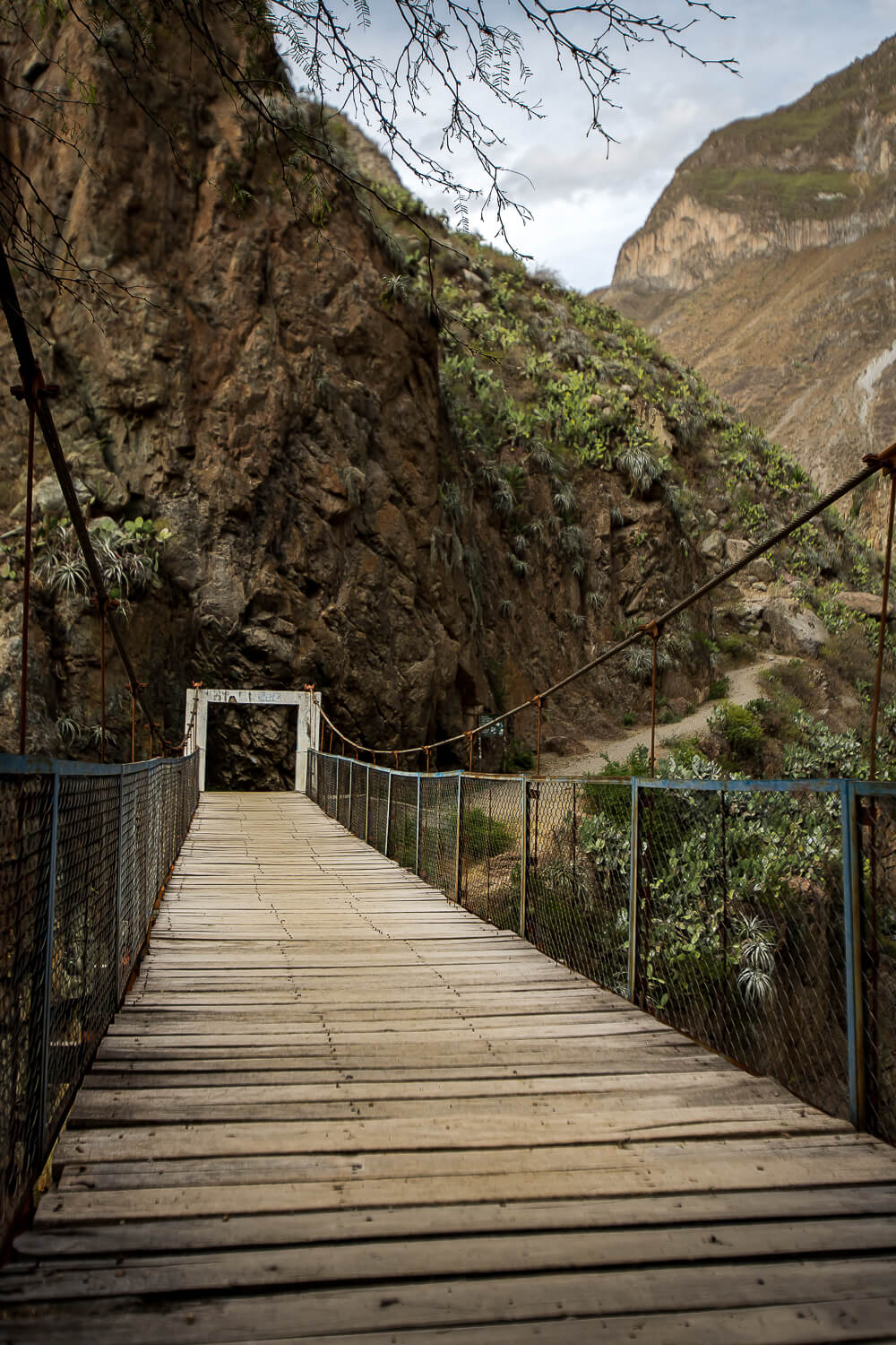 Colca Canyon Bridge A bridge in the Colca Canyon