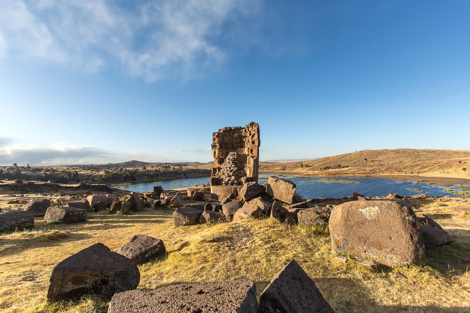 One of the best things to see in Puno Sillustani in Puno Peru