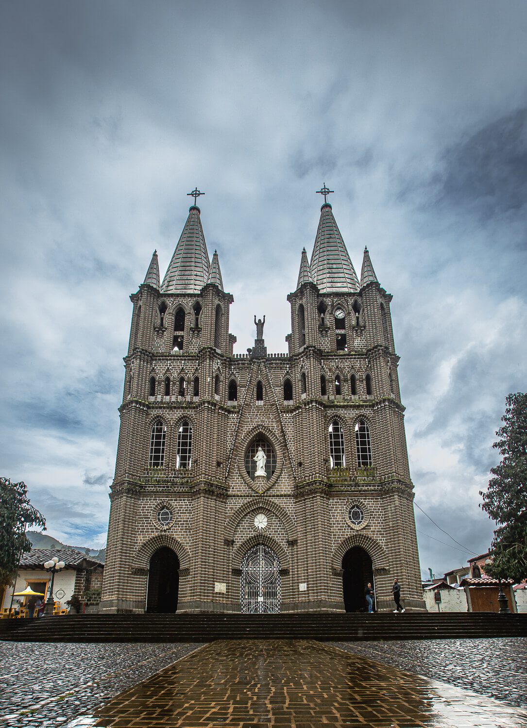 Beautiful church in Colombia The focal point in Jardin Colombia