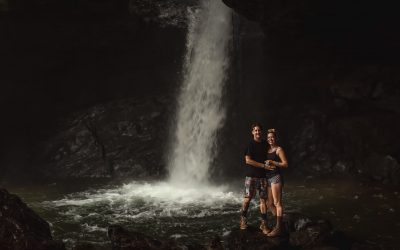 Colombia Waterfalls at the Cave of Splendor