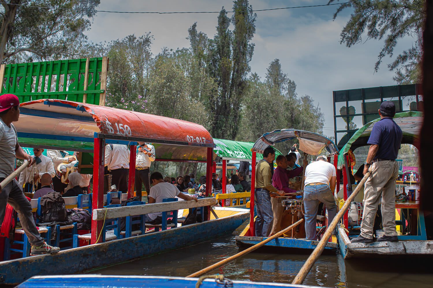 Xochimilco gondolas Xochimilco gondolas