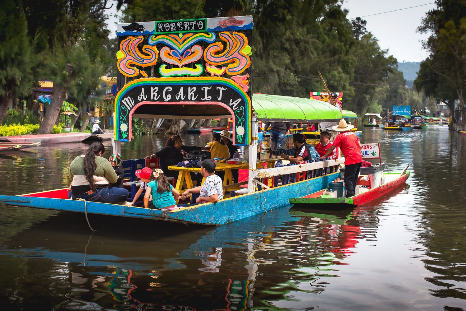 CDMX Xochimilco Floating down Mexico Citys ancient canals