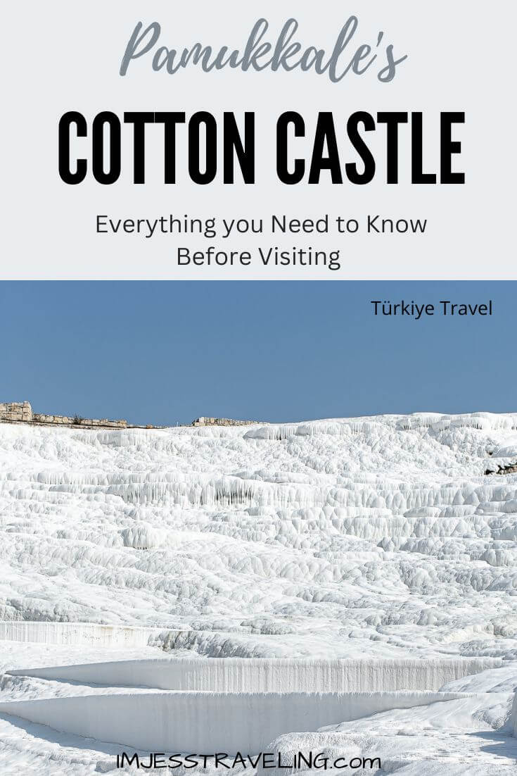 Pamukkale Cotton Castle without the crowds Visiting the Pamukkale Cotton Castle in Turkey