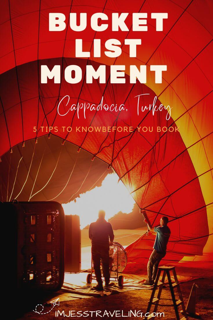Turkey Balloon Ride Riding a hot air balloon at sunrise in Cappadocia