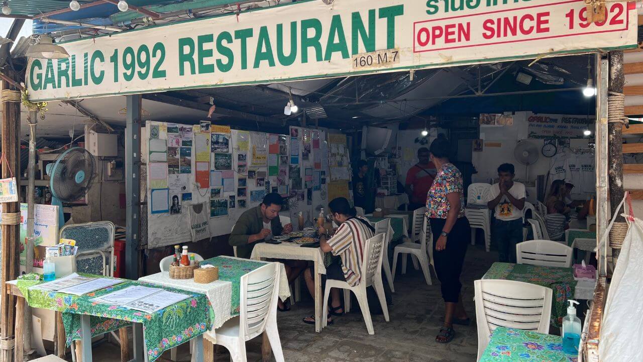 Garlic 1992 restaurant in KOH PHI PHI Garlic 1992 restaurant in KOH PHI PHI